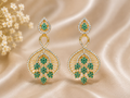 Emerald Garden Chandelier Earrings
